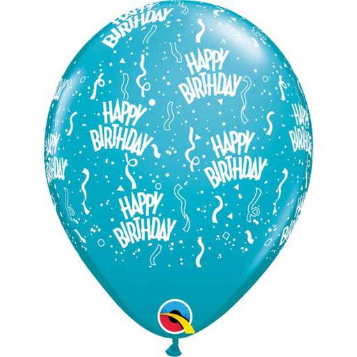 Tropical Tranquility 11" Tropical Teal Balloons By Birthday Arnd (50/Pk)