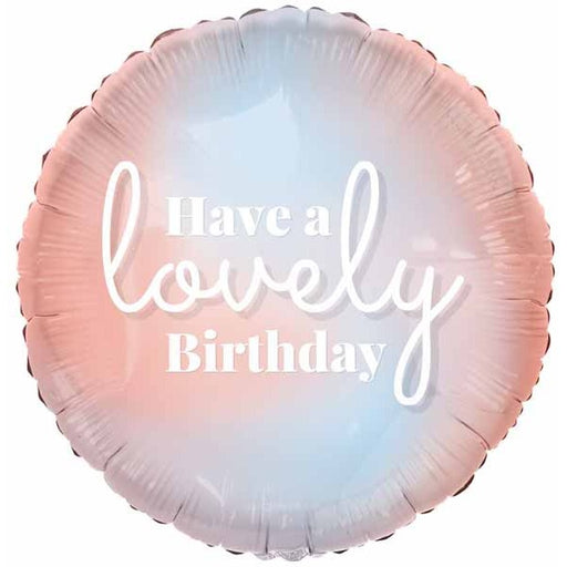 TUFTEX 18" Lovely Birthday Foil Balloon