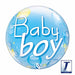 Baby Boy Blue 22-Inch Bubble Balloon