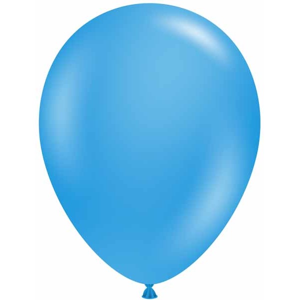 TUFTEX 11-Inch Standard Blue Latex Balloons, 12-Pack