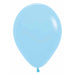 Sempertex 11" Pastel Matte Blue Latex Balloons, 50 Pack
