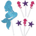 Mermaid Cake Topper, 1 per Package