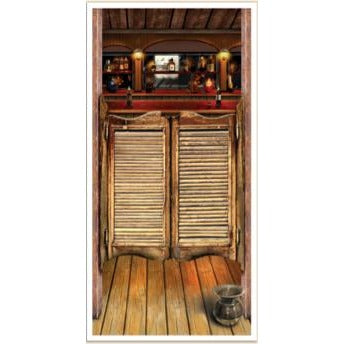 Western Saloon Door Cover, 30 x 60 Inches