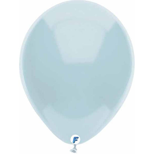 12" Baby Blue Latex Balloons - Set of 15