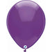 12" Crystal Purple Balloons - 50/Bg