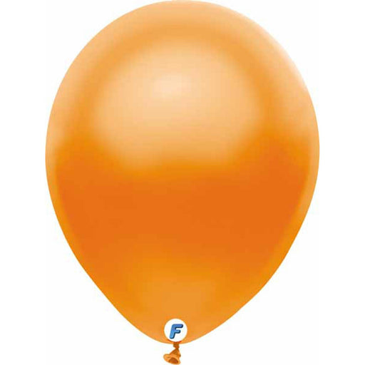 "12" Pearl Orange Balloons By Funsational (12/Bag)"