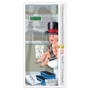Happy New Year Restroom Cover, 30 x 60 Inches