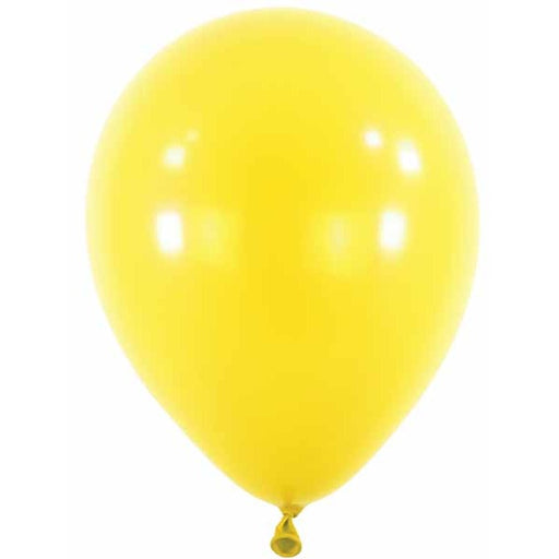 Anagram Sunshine Yellow 11 Inch Latex Balloons, 100 Count