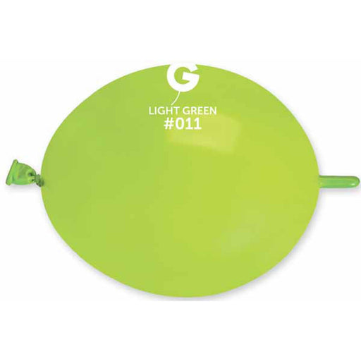 13" Lt Green #011 Glink Latex Balloons (50/Bag) By Gemar