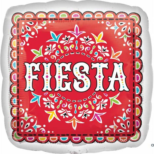 Papel Picado 18-Inch Square Foil Balloon