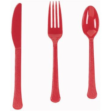 Baby Blue Heavyweight Plastic Spoons, 24 Count
