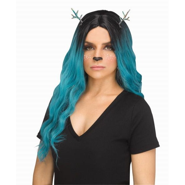 Silver Mini Antlers Costume Accessory