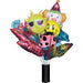 Air-Filled Balloon Display Tube with Adhesive Strip