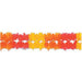 "14.5' Pageant Garland In Gold/Orange/Red - Elegant Party Decoration"