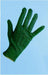 Black Ribbed Nylon Costume Gloves with Snap Closure