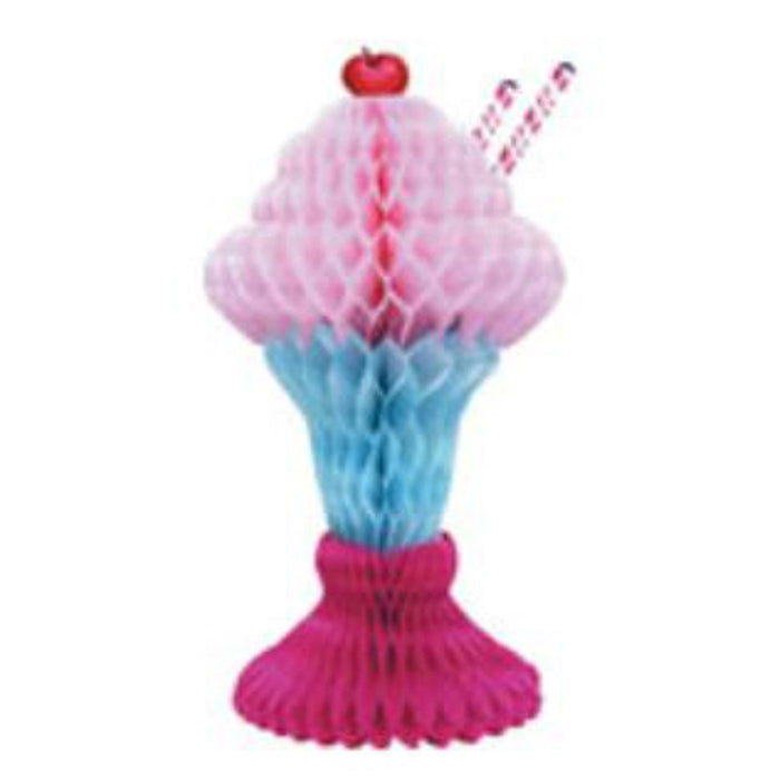 14" Tissue Ice Cream Sundae Decoration (1/Pkg)