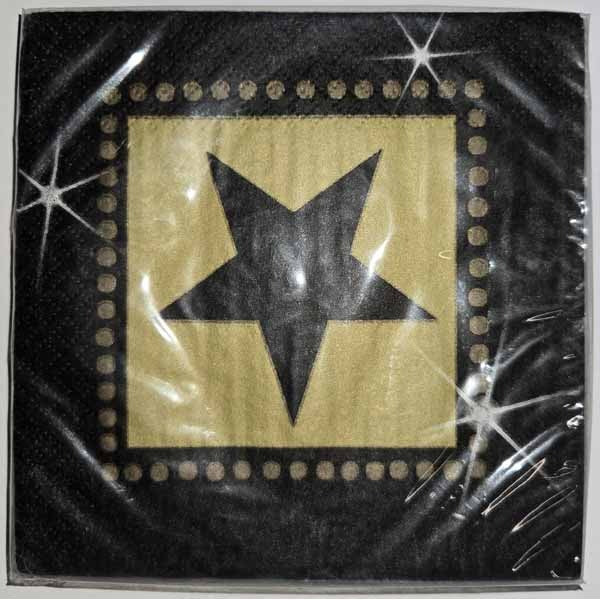 Star Attraction Beverage Napkins, 16 Count