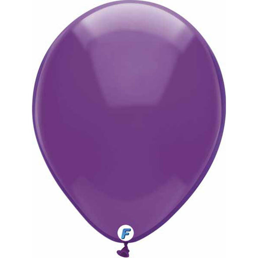 "15-Pack Crystal Purple Latex Balloons"