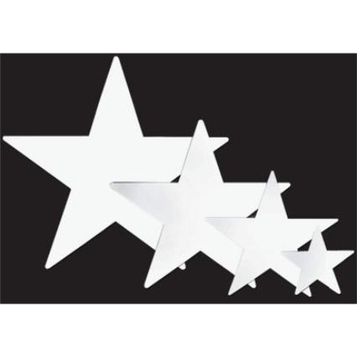 15" Foil Star Bulk White - Versatile Decoration For Any Occasion