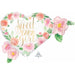 Floral Baby Girl 27-Inch Shaped Foil Balloon