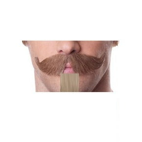 Blonde Character Costume Moustache