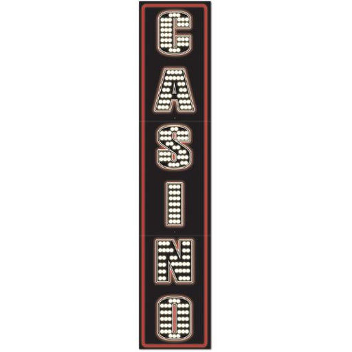 Décoration articulée à suspendre sur le thème du casino, 1,8 m