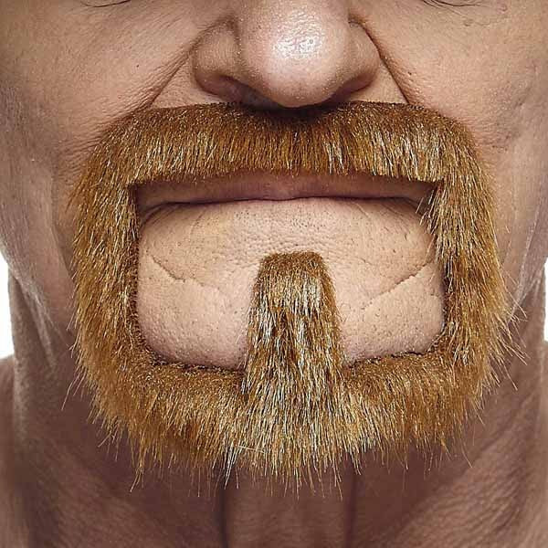Auburn Moustache and Beard Costume Accessory