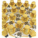 GOLD MIDNIGHT PARTY KIT FOR 100