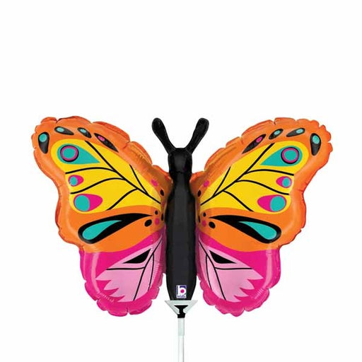 Colourful Butterfly 14-Inch Mini Shape Foil Balloon