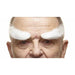 White Costume Eyebrows, 19 x 3 cm