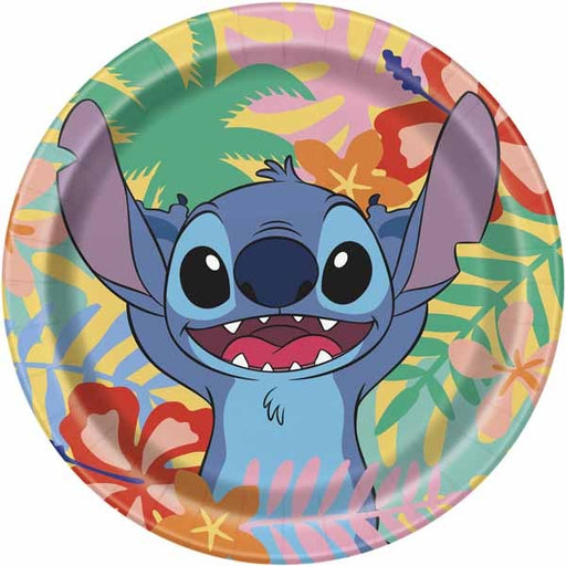 Lilo & Stitch 7-Inch Paper Plates, 8 Count