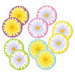 MINI DAISY CUTOUTS (10/PK)4" 2 SIDED