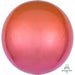 Red & Orange Ombre Orbz Foil Balloon, 16 Inch