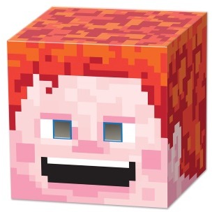 8-Bit Box Head Costume Accessory