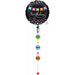 Holographic Birthday Banner Drop-A-Line Foil Balloon