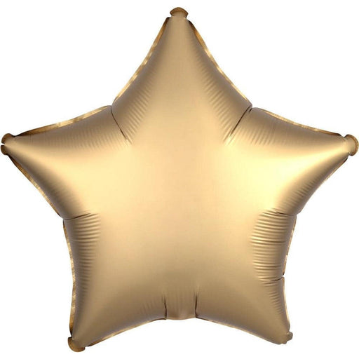 18-inch Satin Gold Star-Shaped Foil Balloon