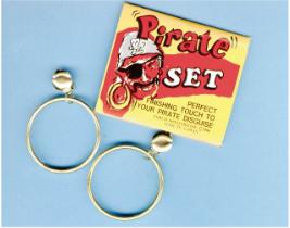 Gold-Tone Hoop Clip-On Costume Earrings