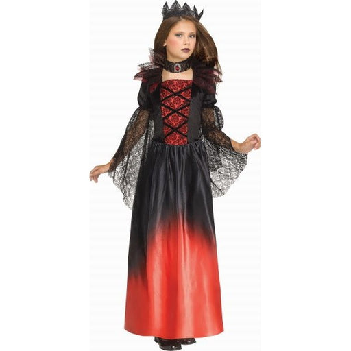 Costume de duchesse des ténèbres pour fille, taille 12-14 ans