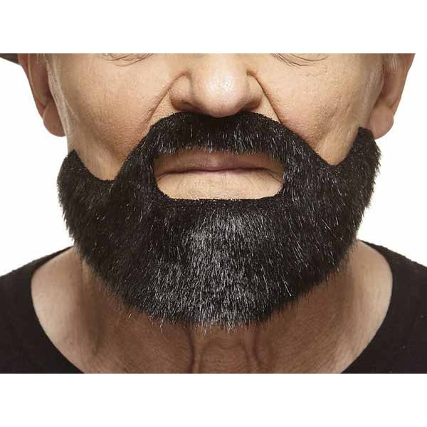 MOUSTACHE & BEARD BLACK 21CM X 9CM