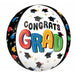 Bright Congrats Grad 16" Orbz Foil Balloon
