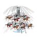Horse Racing Mini Cascade Centerpiece, 1 Pack