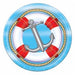 7-Inch Nautical Party Plates, 8 Count