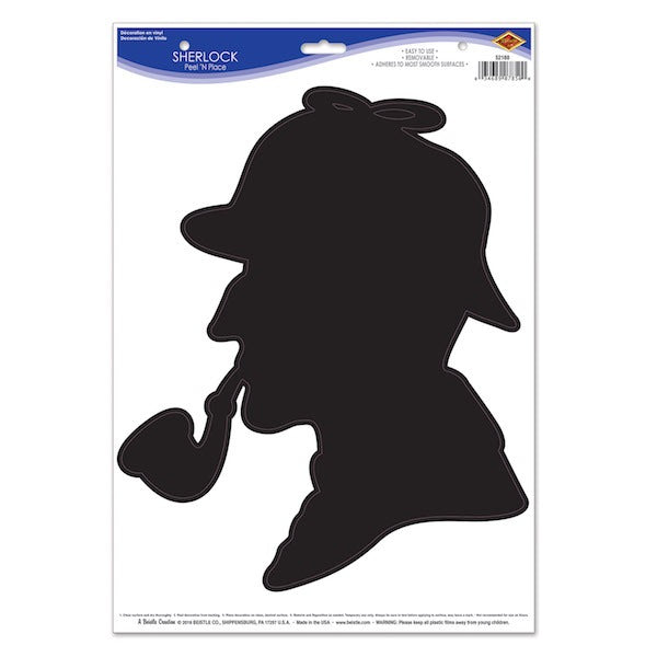 Sherlock Peel 'N Place Sticker, 1 per Sheet