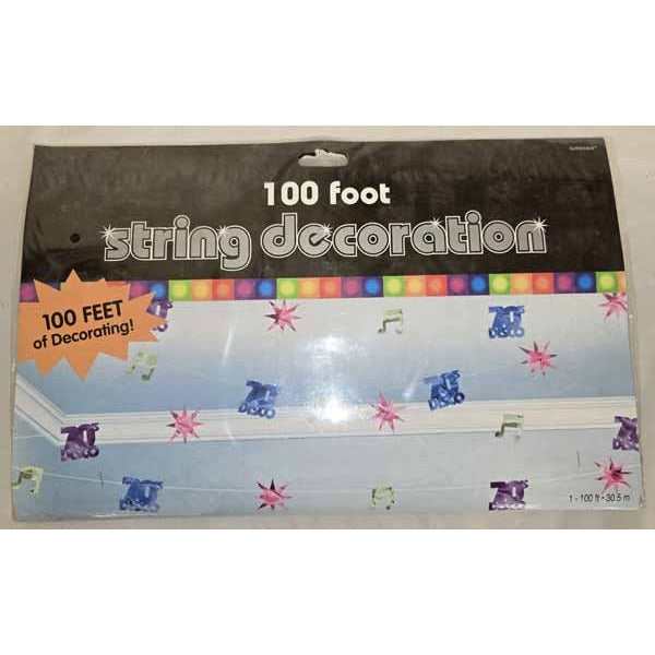 Disco String Decoration, 100 ft