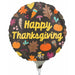 Give Thanks 9-Inch Round Foil Balloon