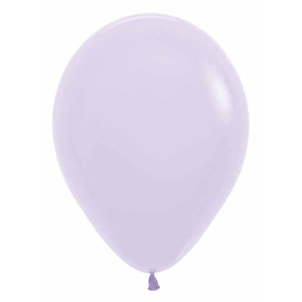 Sempertex 5-Inch Pastel Matte Lilac Latex Balloons, 50 Count