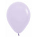 Sempertex 5-Inch Pastel Matte Lilac Latex Balloons, 50 Count