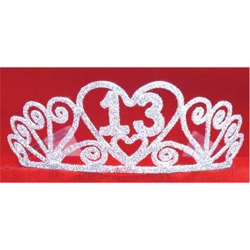 Silver Sparkle 13th Birthday Tiara