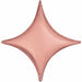 Prima Starpoint 30-Inch Rose Gold Foil Balloons, 5 Pack