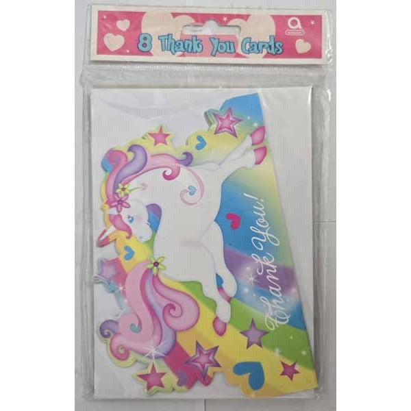 Unicorn Magic Thank You Cards, 8 Pack